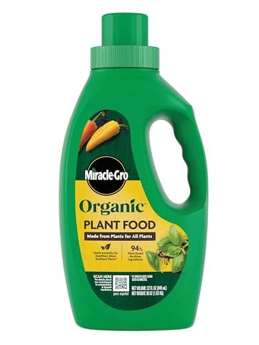 Miracle-Gro Organic Plant Food, 32 Fl. Oz. (pack of 6)