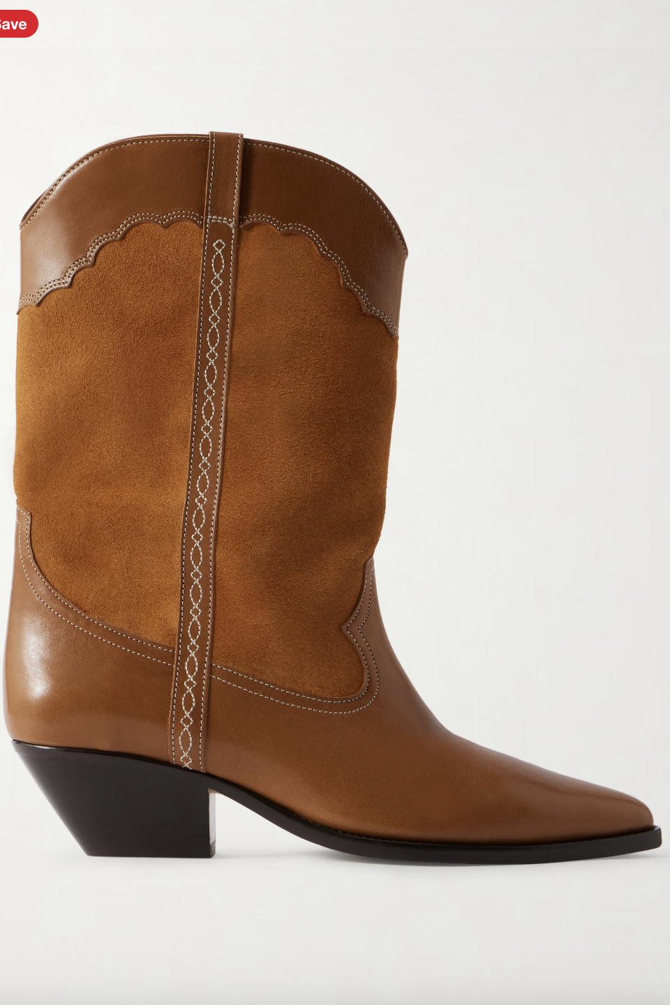 Isabel Marant, Duerto Embroidered Suede and Leather Ankle Boots