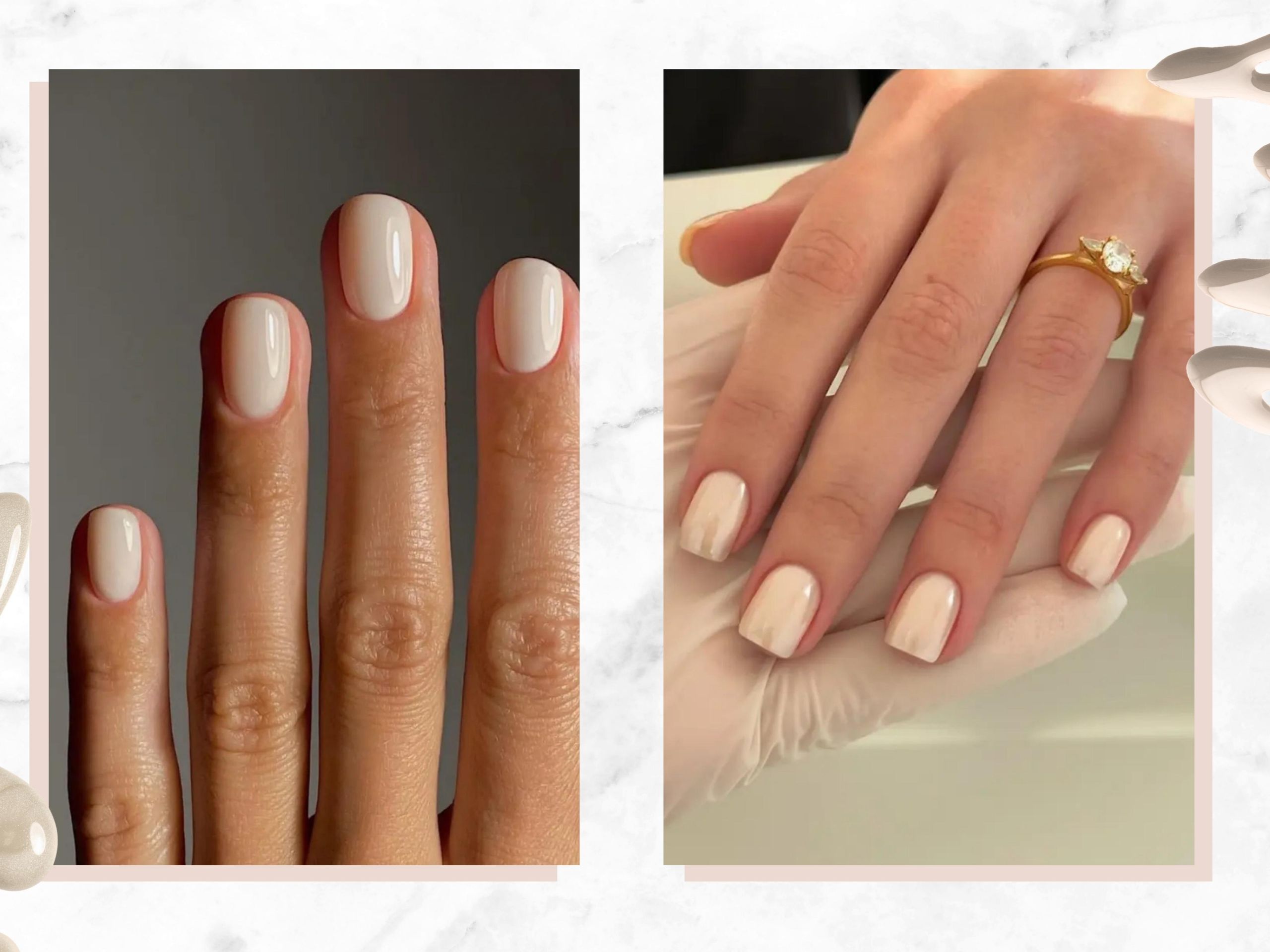 Move over milk, creamy iced vanilla nails are in for 2026