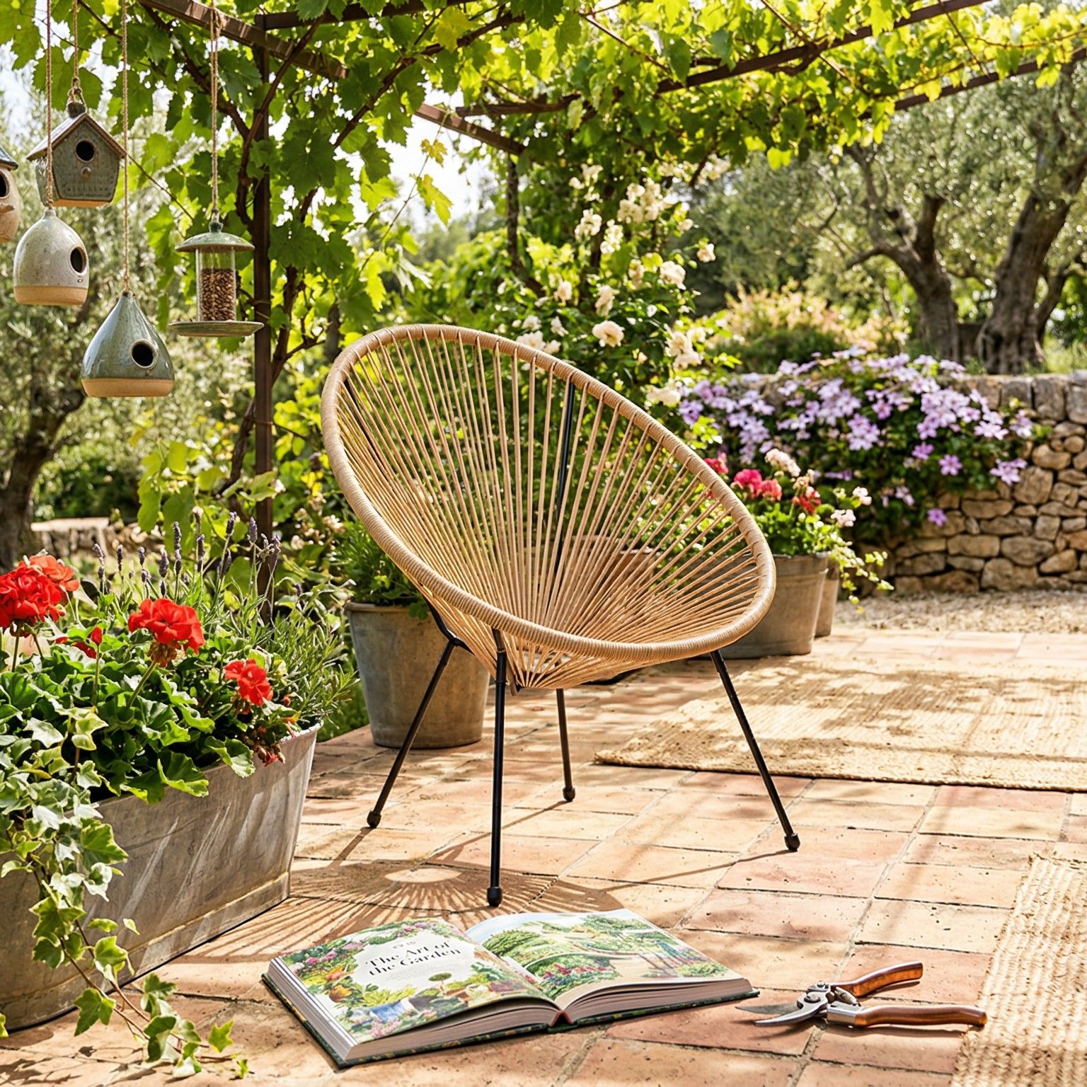 patio furniture belavi rocking chair Aldi's $50 Patio Chair Looks Like a Designer Find Gardening Know How