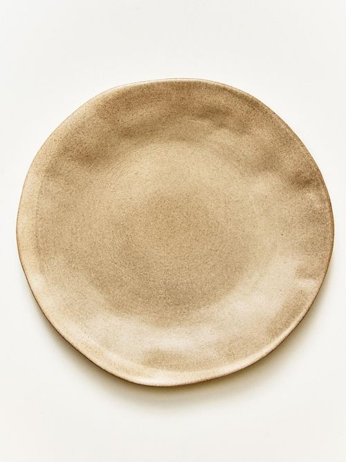Irregular Stoneware Dessert Plate