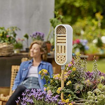 Gardena Clickup! Insect Hotel: Protective House That Promotes Biodiversity, Weatherproof, Usable All Year Round, Fixes Securely to the Ground (11370-20)