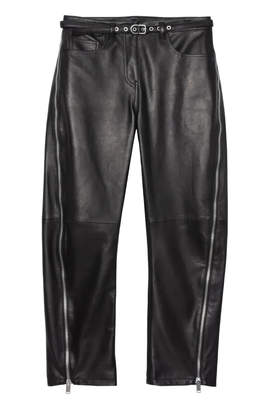 3.1 Phillip Lim Zip-Detail Leather Trousers | 0