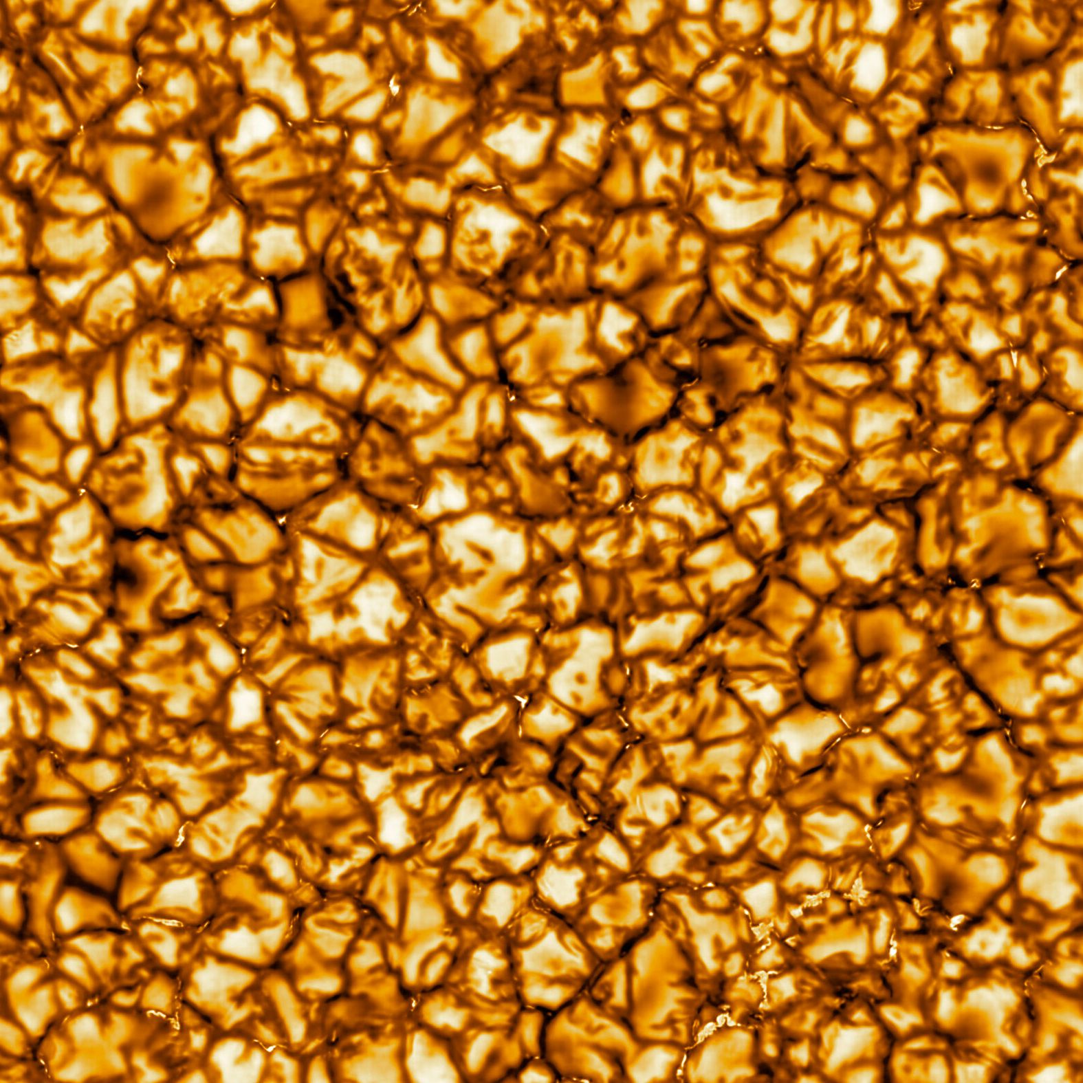 The sun looks like caramel corn in highest-resolution image ever