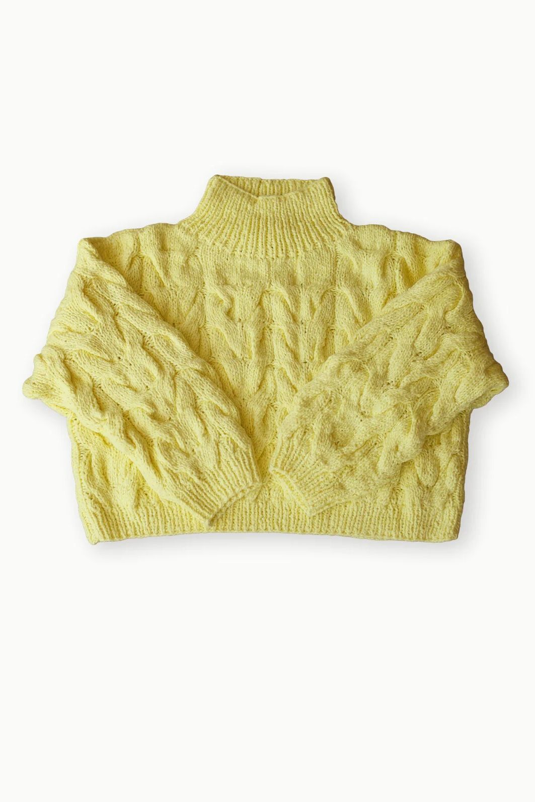 Aliya Wanek Chioma sweater in lemon yellow
