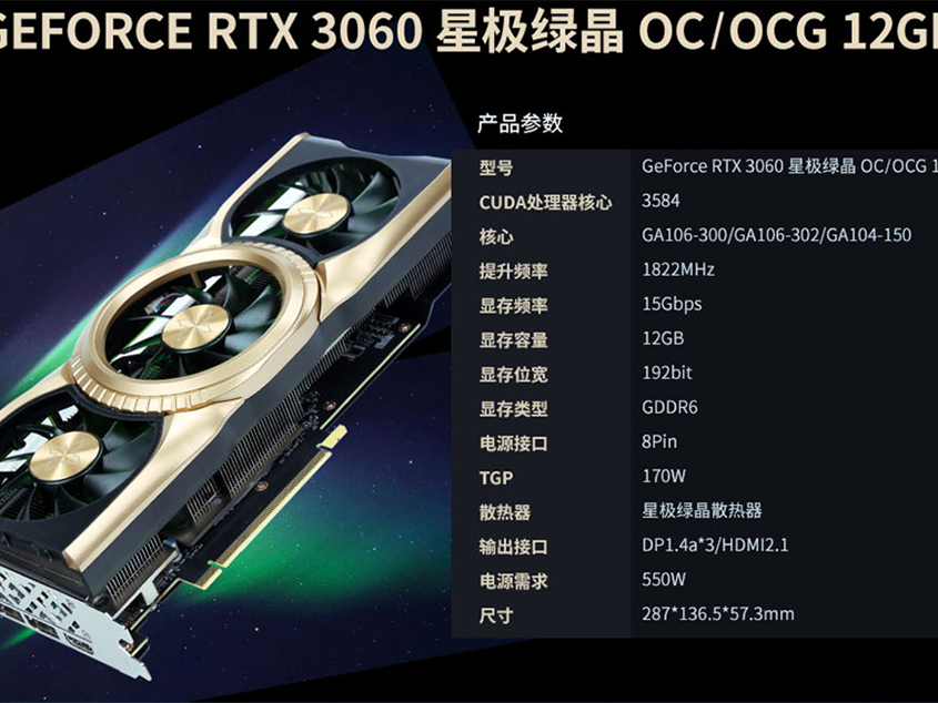 Gainward and Galax List GeForce RTX 3060 Cards With GA104 Gainward and Galax List GeForce RTX 3060 Cards With GA104