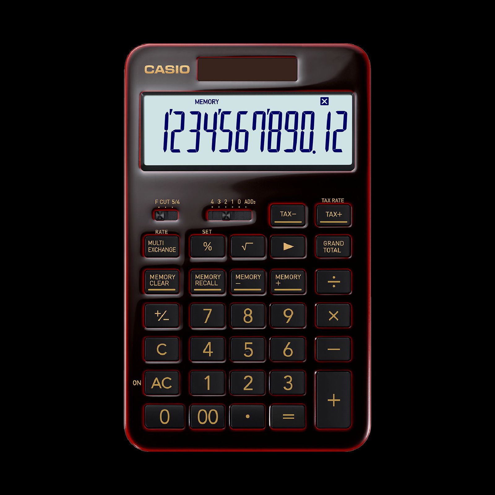 A Casio calculator adds Japanese lacquer work to its appeal