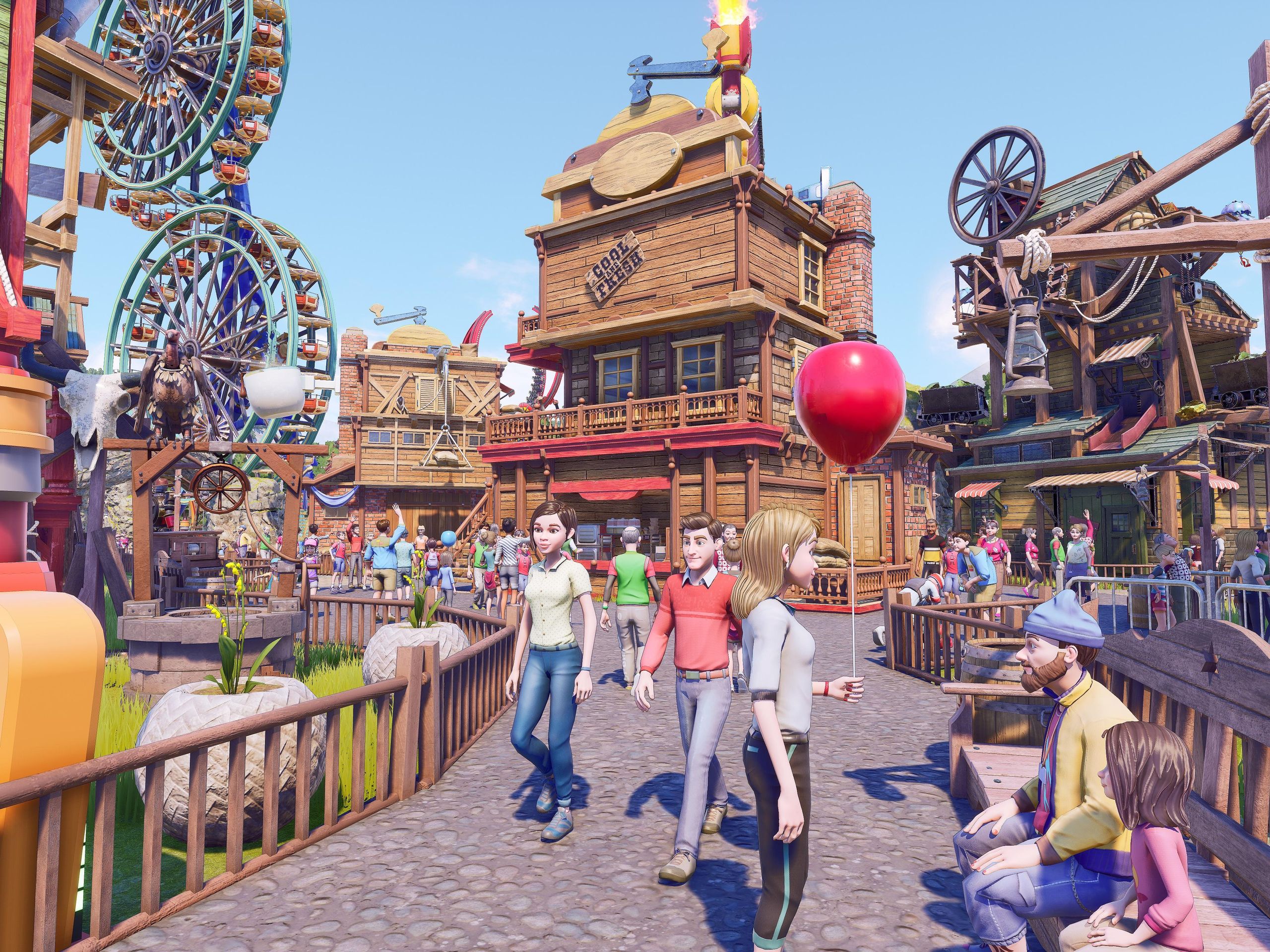 Park Beyond is a theme park sim with the best and weirdest rides