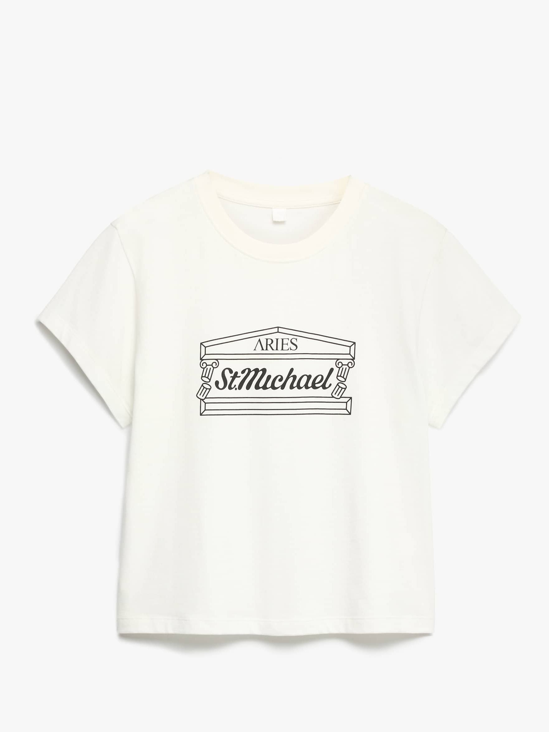 Pure Cotton Printed Crop T-Shirt