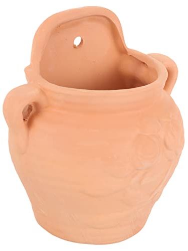 Milisten Hanging Terracotta Pots Wall Mounted Plant Pots for Balcony Garden Room
