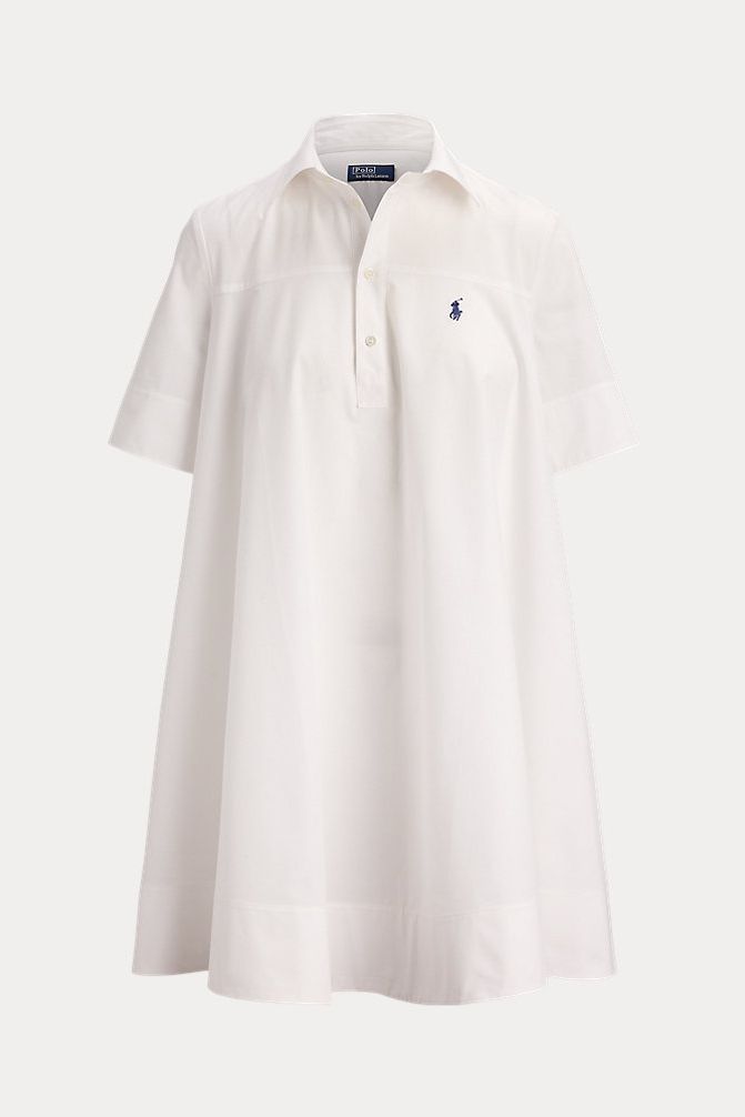 Cotton a Line Shirtdress