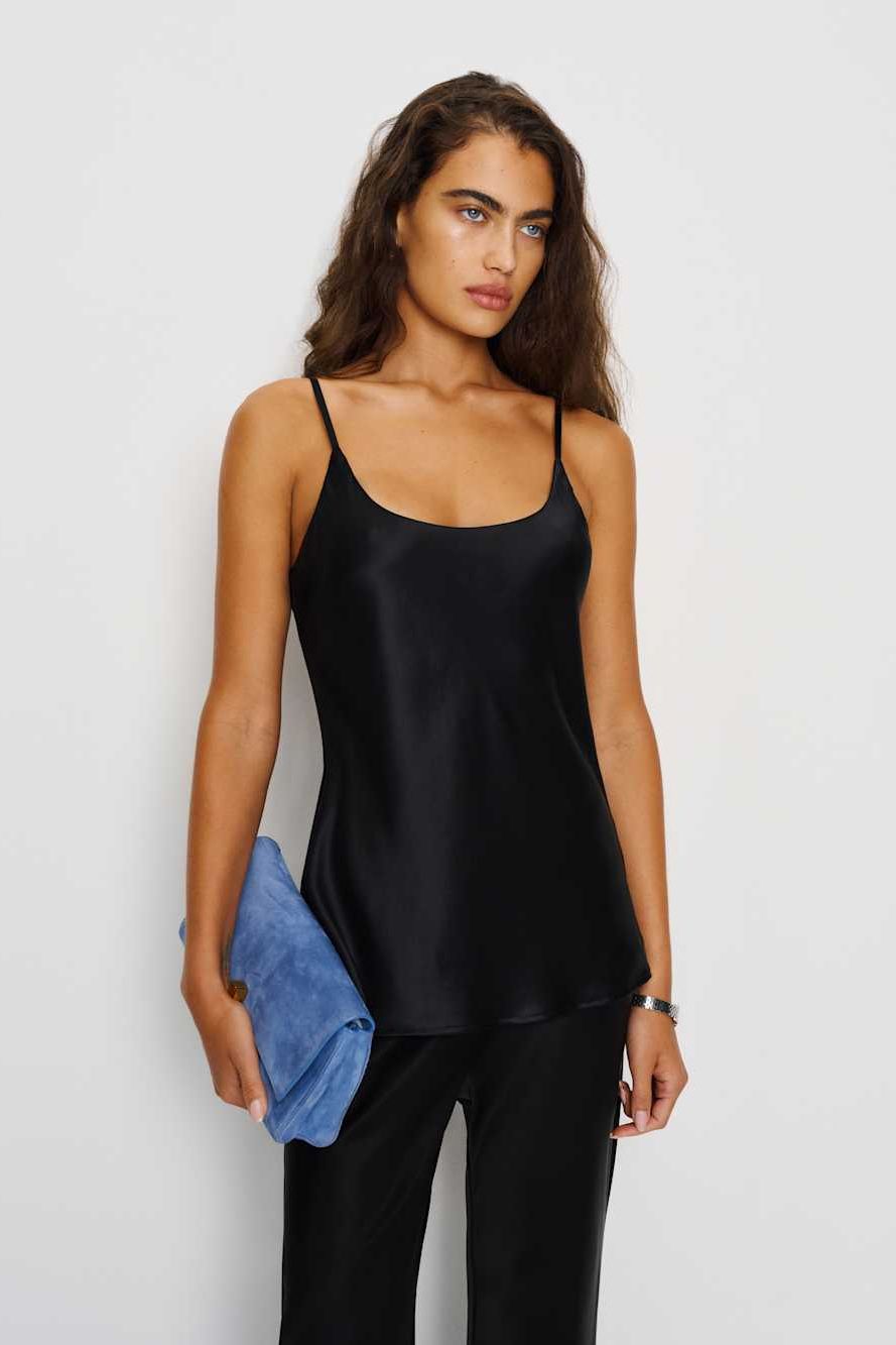 Lila Silk Top