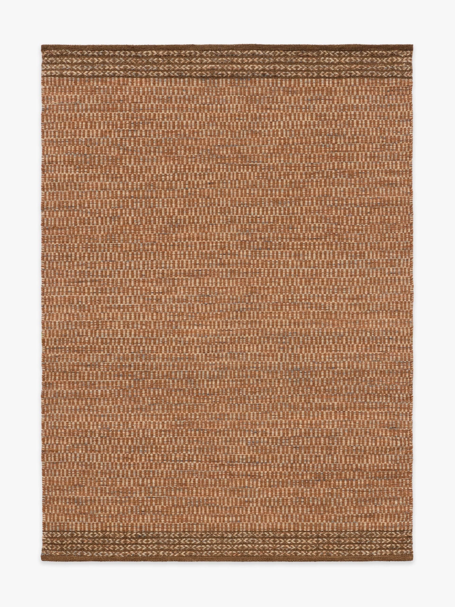 Amadora Rust Easy Care Wool Rug