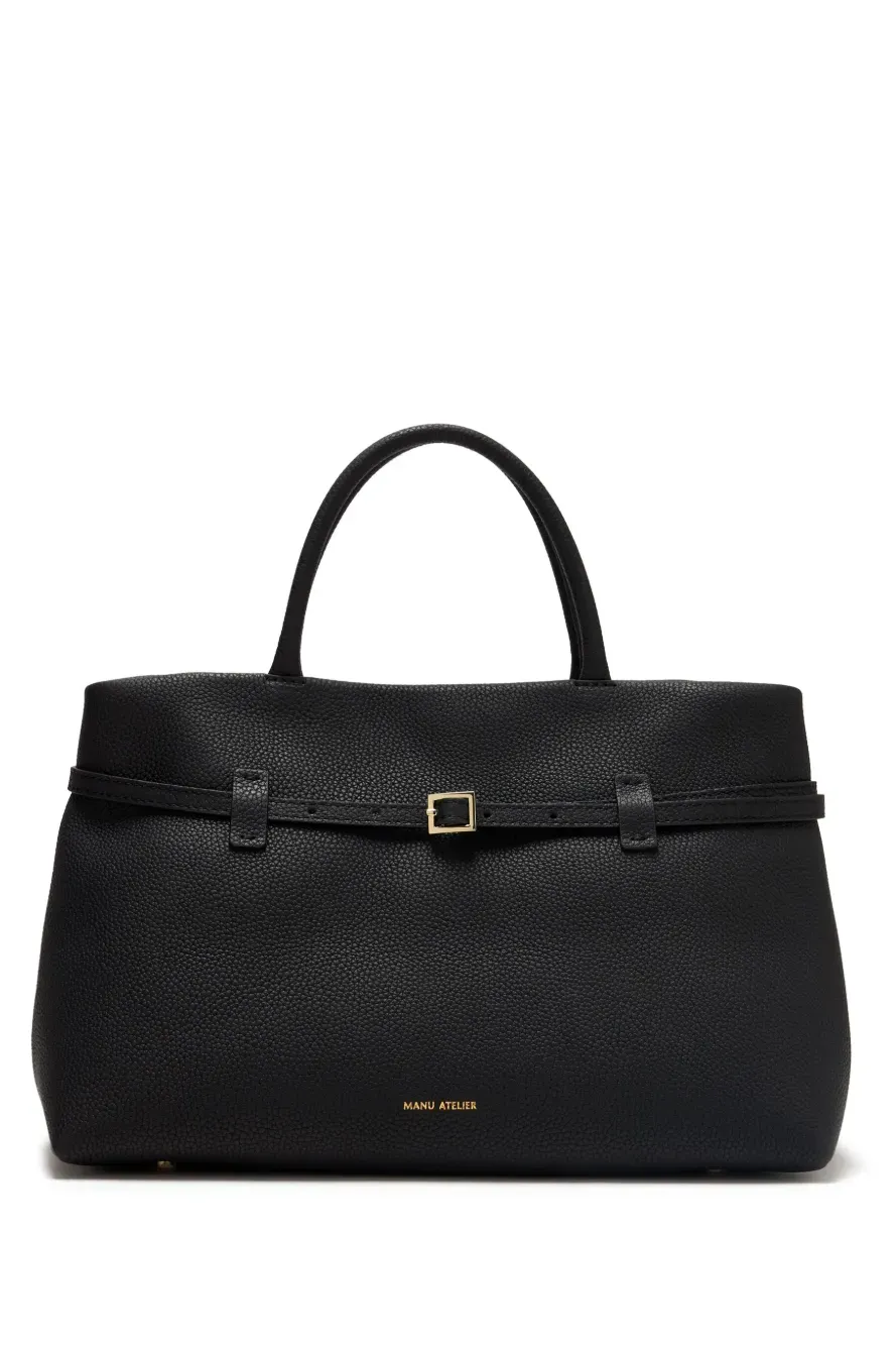 Manu Atelier Leather Tote Bag | One Size