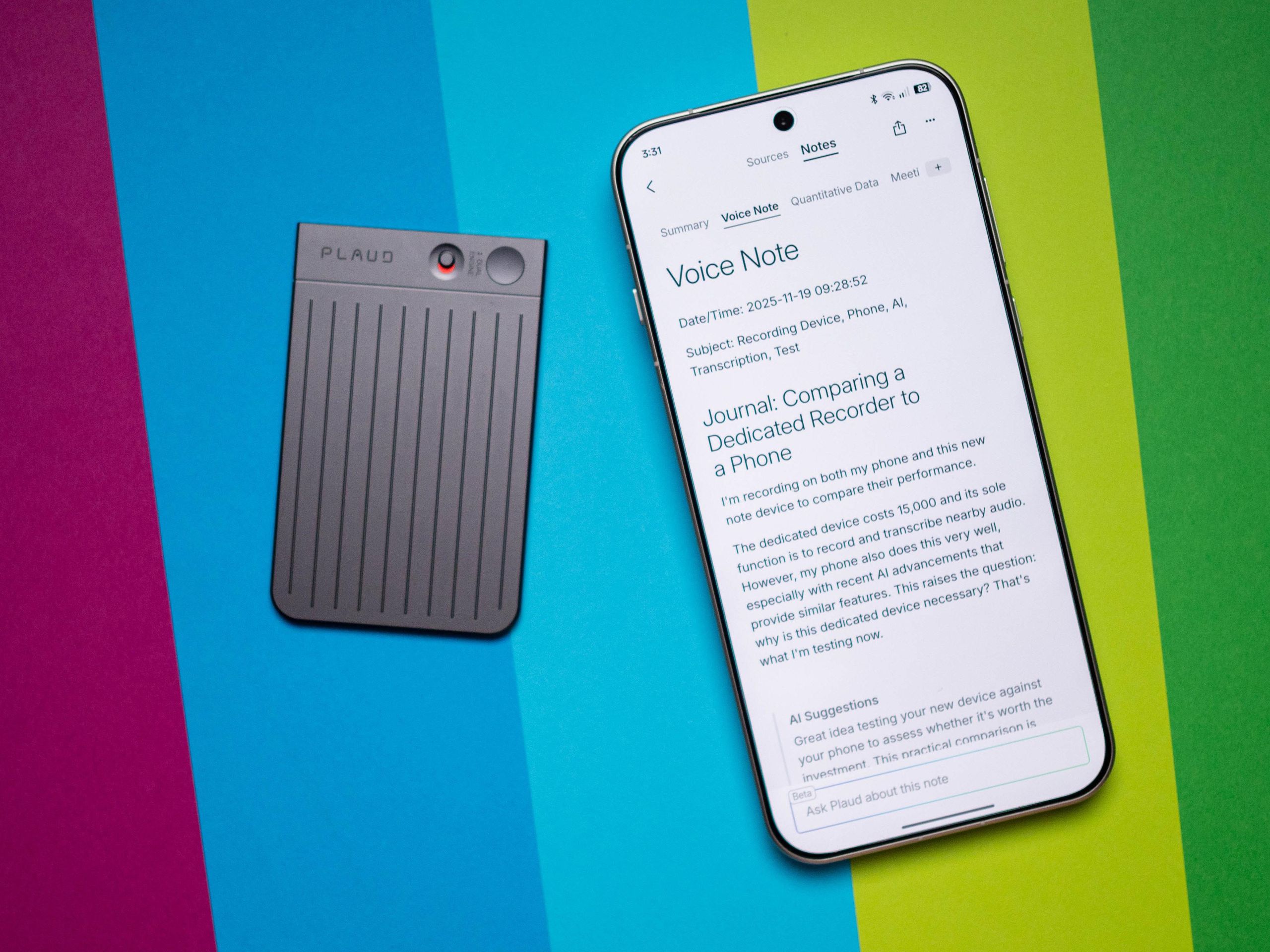 I used Plaud's AI note-taker, and it's much better than I imagined