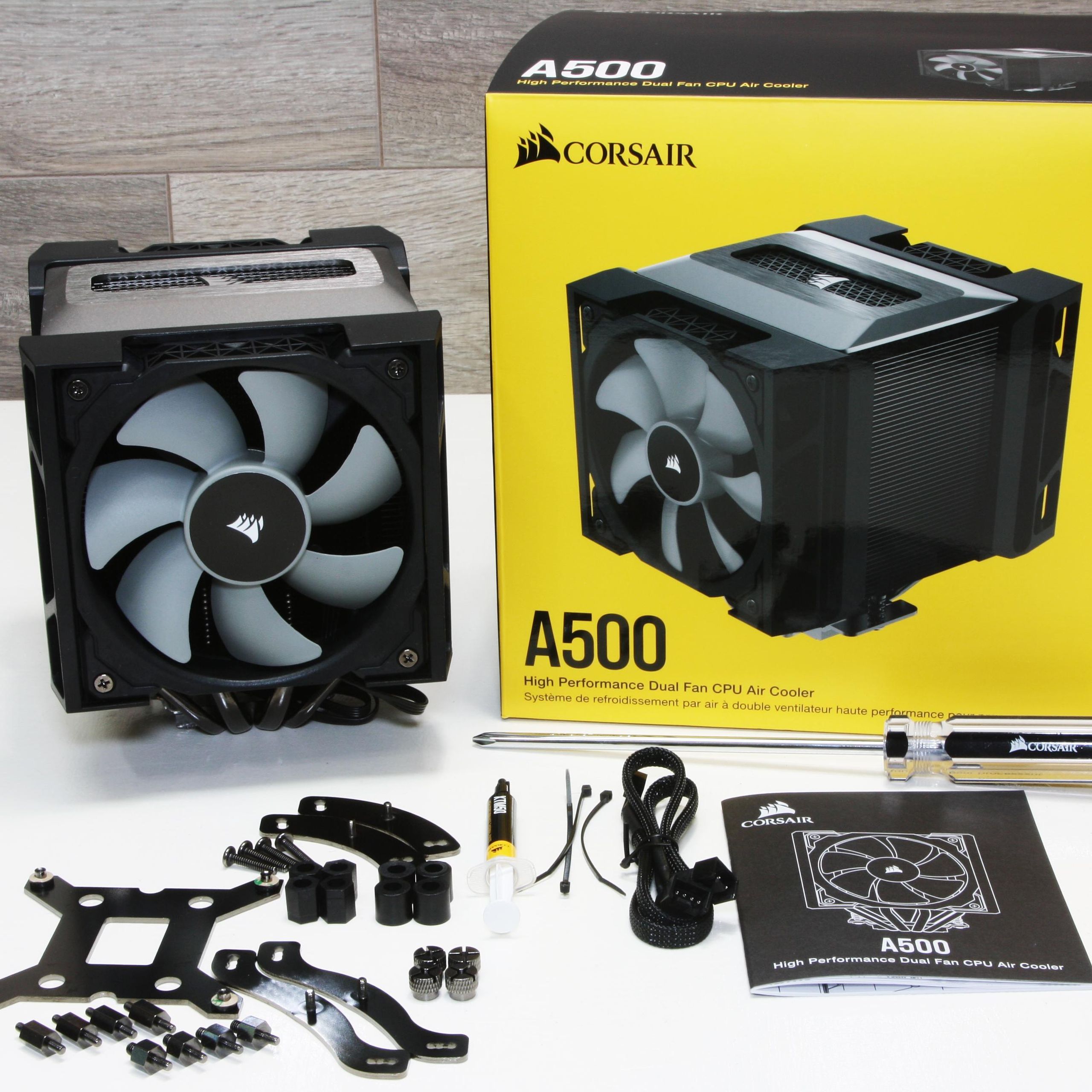 Corsair A500 CPUクーラー Amazon.com: Corsair A500 High Performance Dual Fan CPU