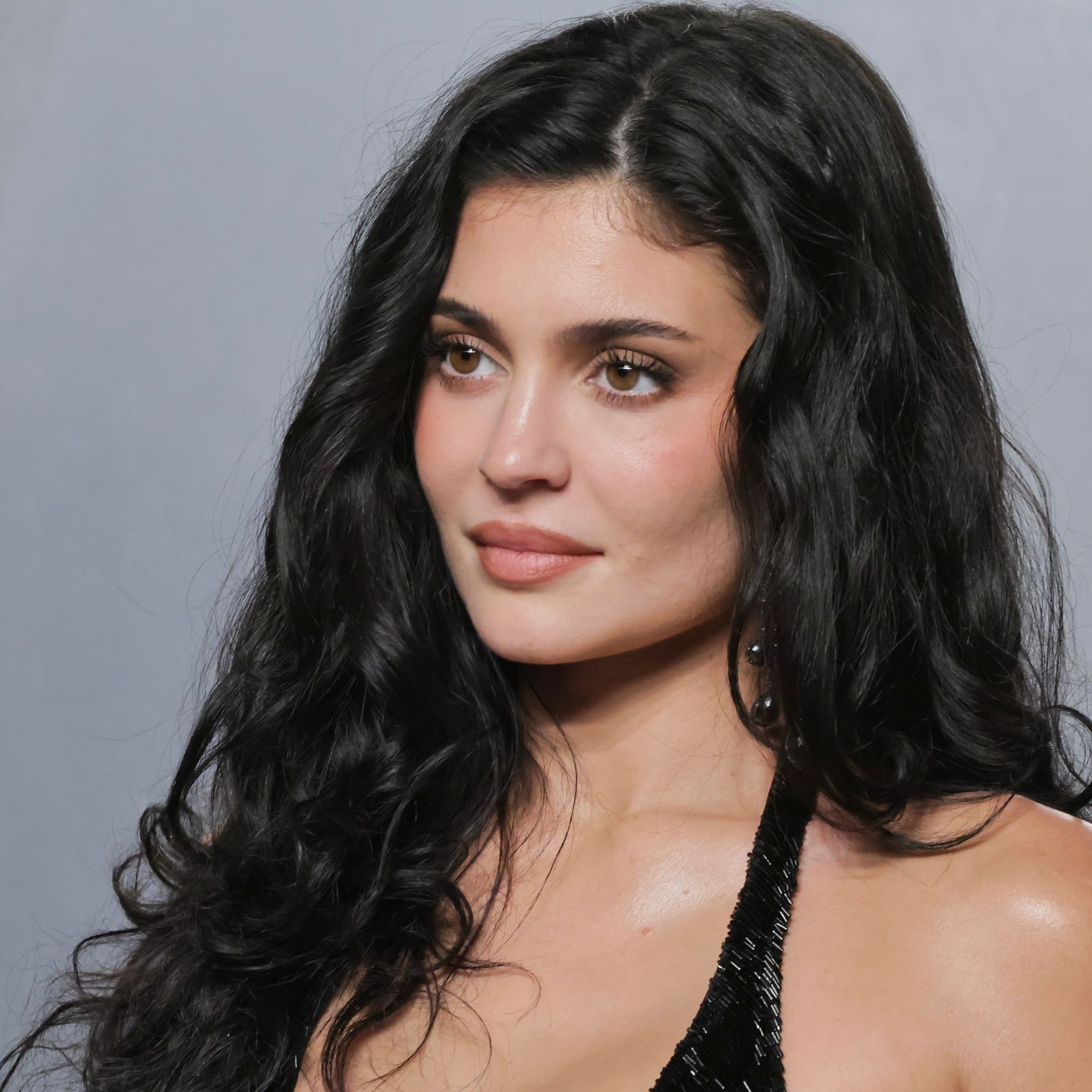 Kylie Jenner's Adds Rhinestones to Her Chic French Manicure