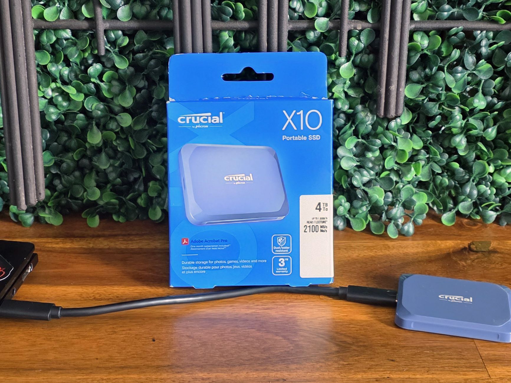 【美品】Crucial X10 Pro 4TB Portable SSD Crucial X10 Pro 4TB Portable SSD | CT4000X10PROSSD9