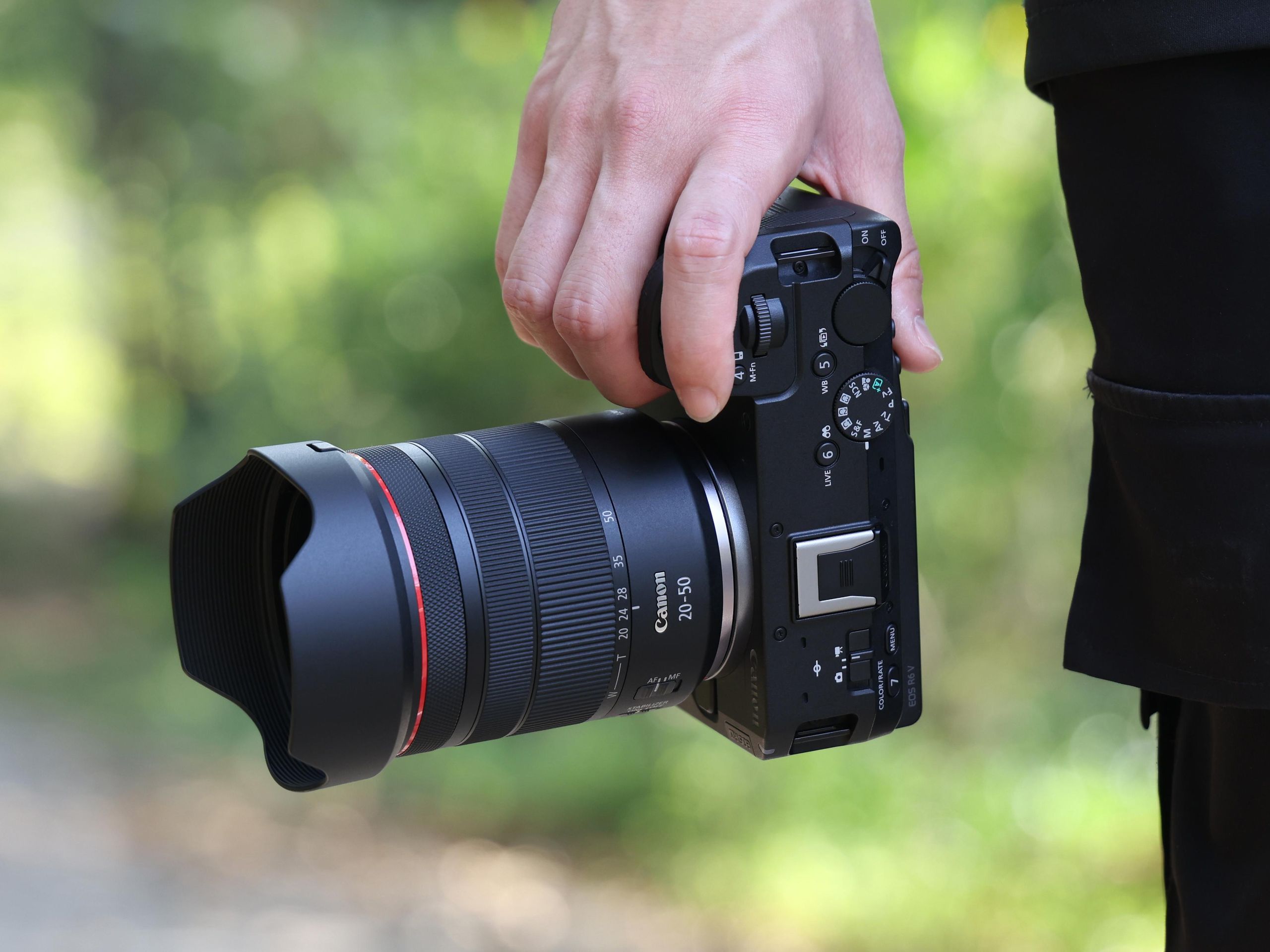 Canon's compact new 20-50mm f/4L PZ lens is both a power zoom and