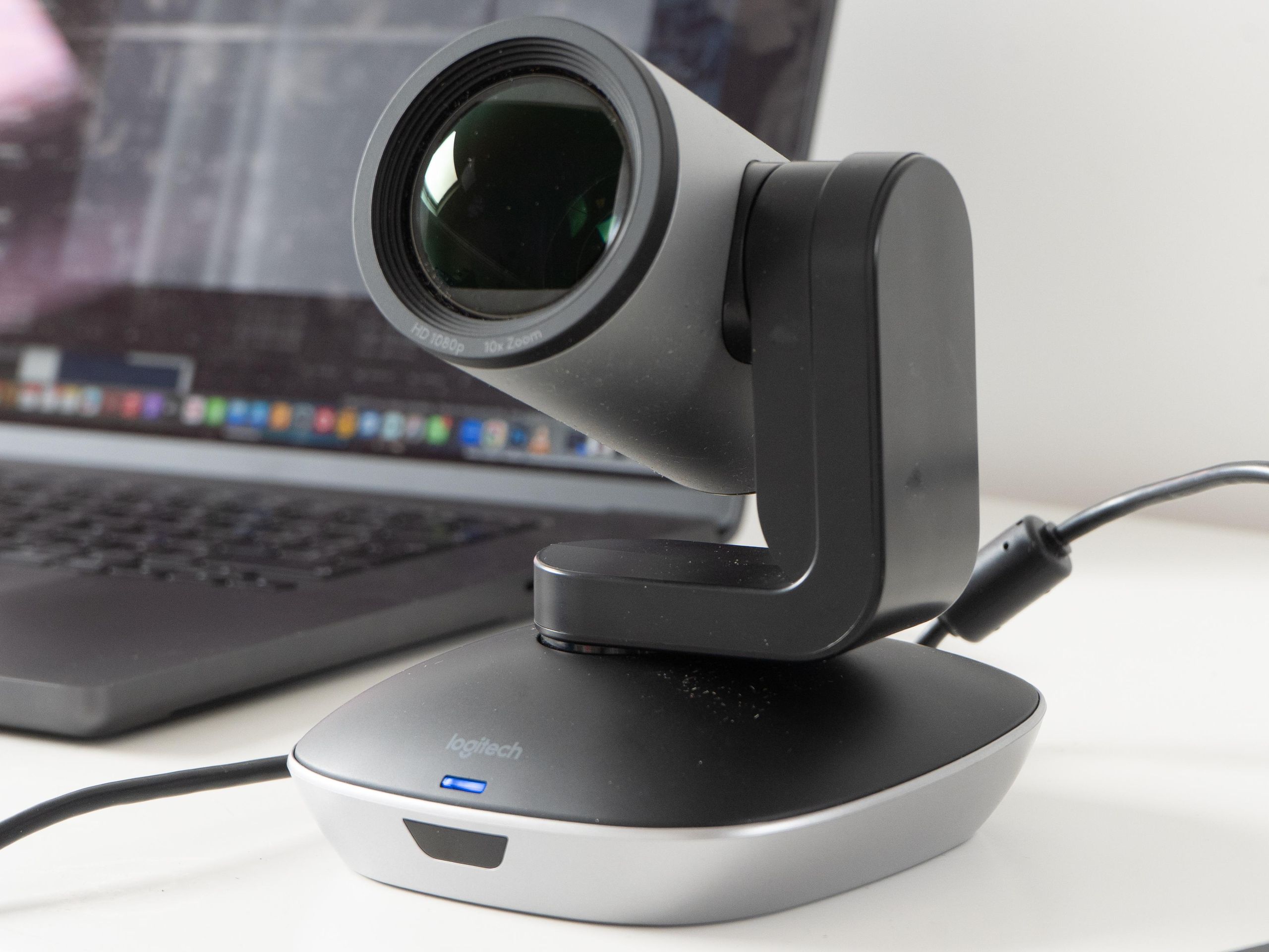 Caméra PTZ Pro 2 Logitech - Full HD 1080p 30fps - Zoom 10x - Pour Visioconférence Pro, Salles De Réunion - 4