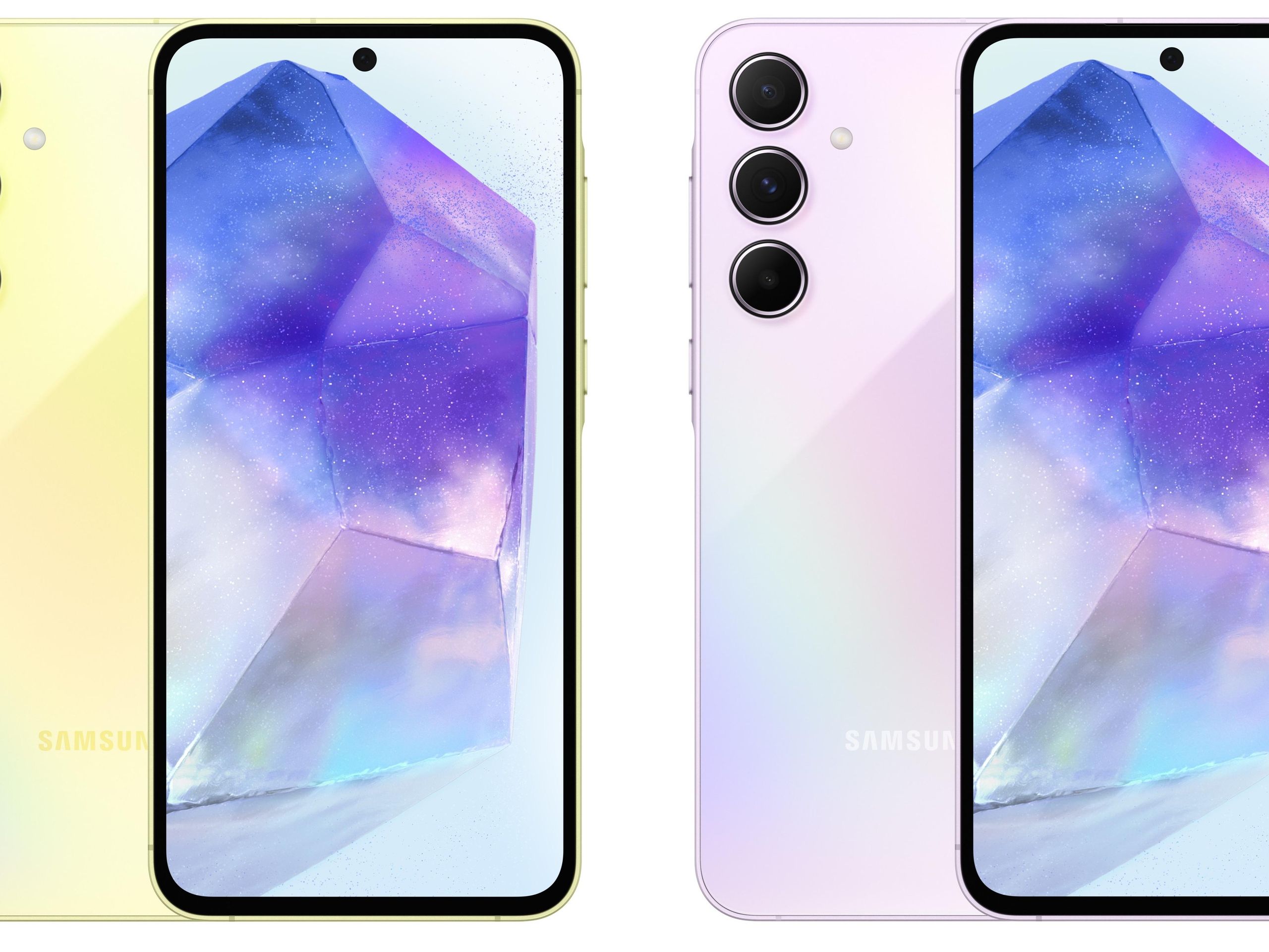 The Galaxy A55 and A35 are official with a security feature