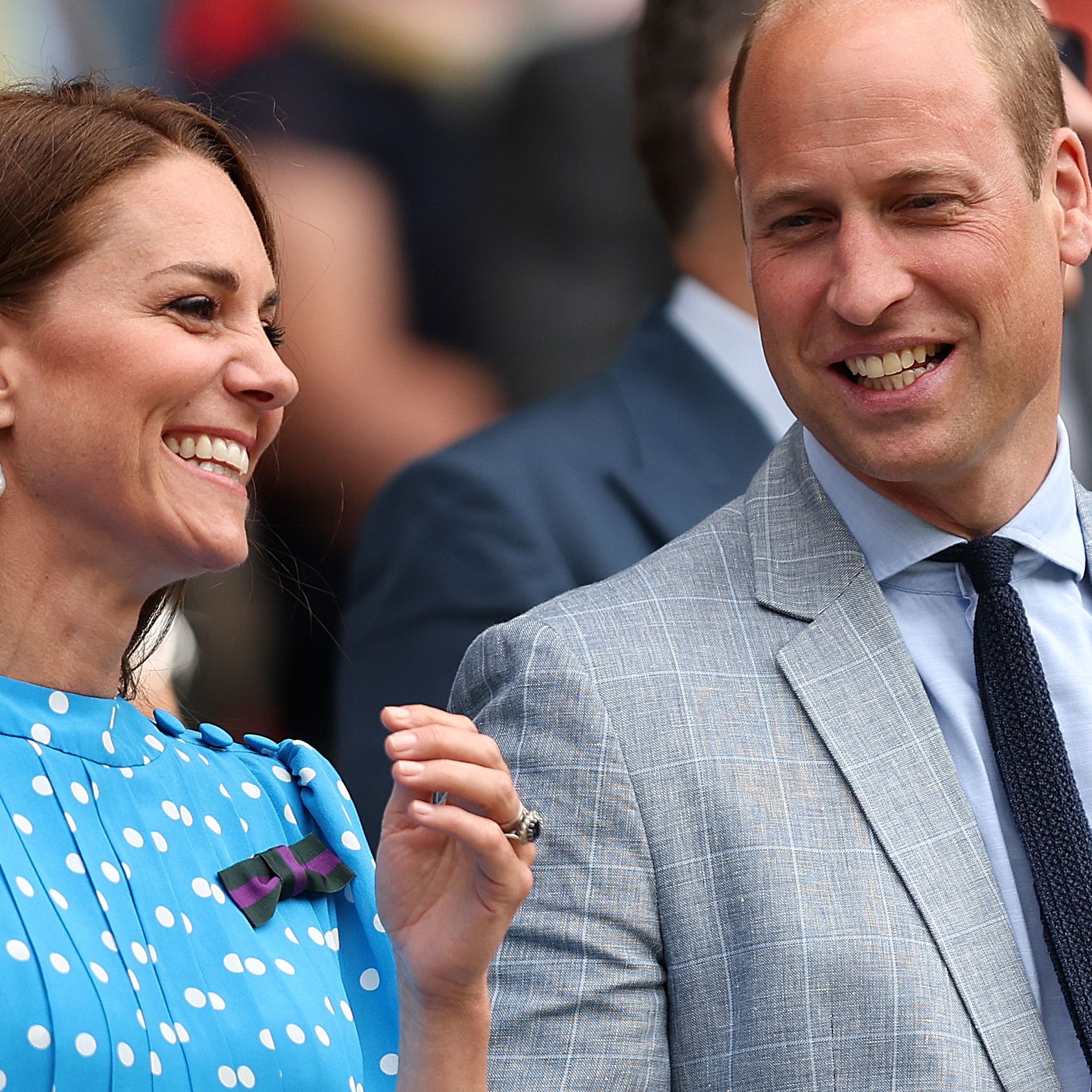 Kate Middleton's blue and white polka dot dress is one of her favorites to  rewear | Woman & Home