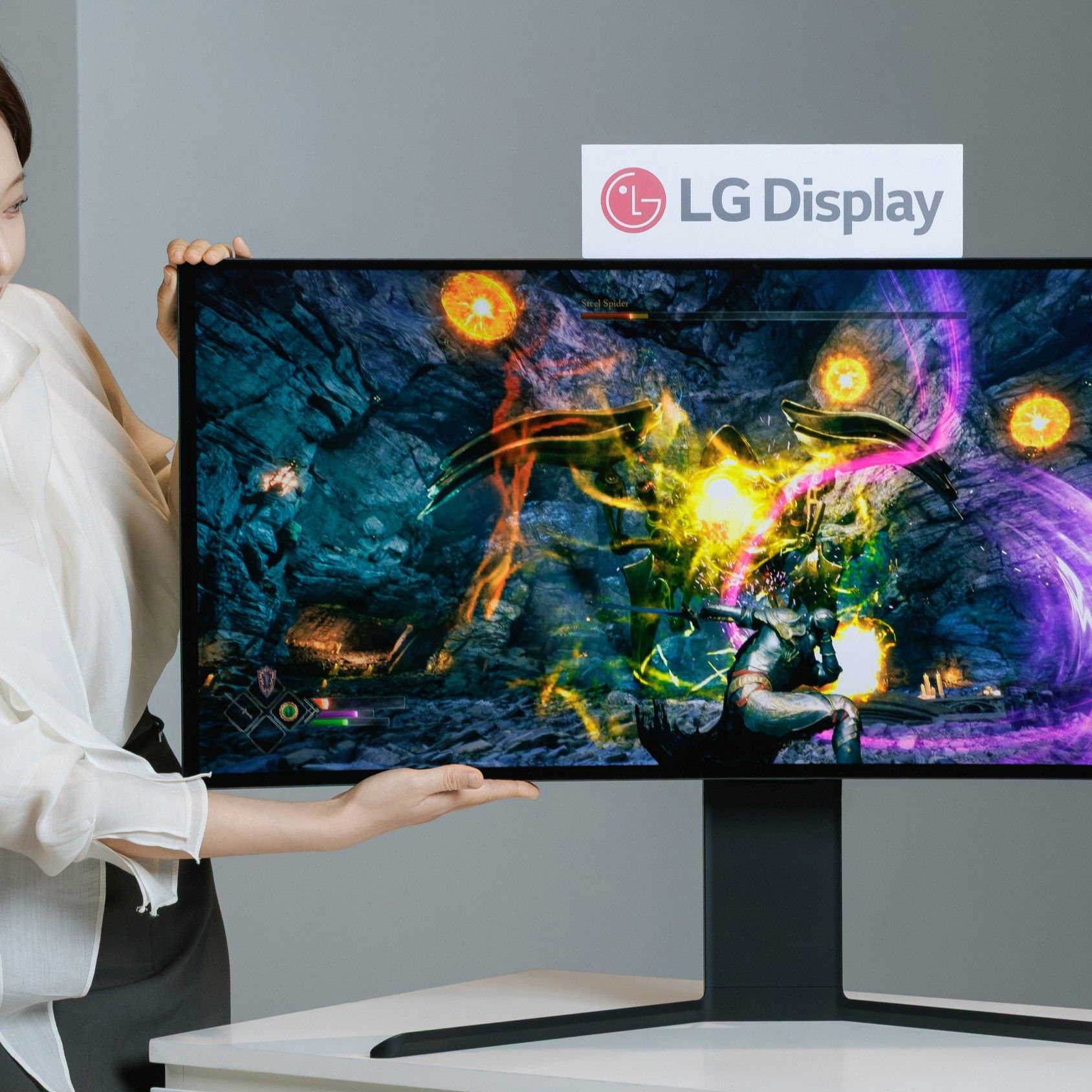 LG Display unveils world's first OLED monitor with crazy high