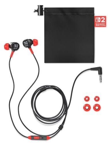 PowerA Wired Earbuds for Nintendo Switch 2