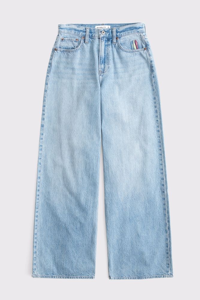 Curve Love High Rise Wide Leg Jean