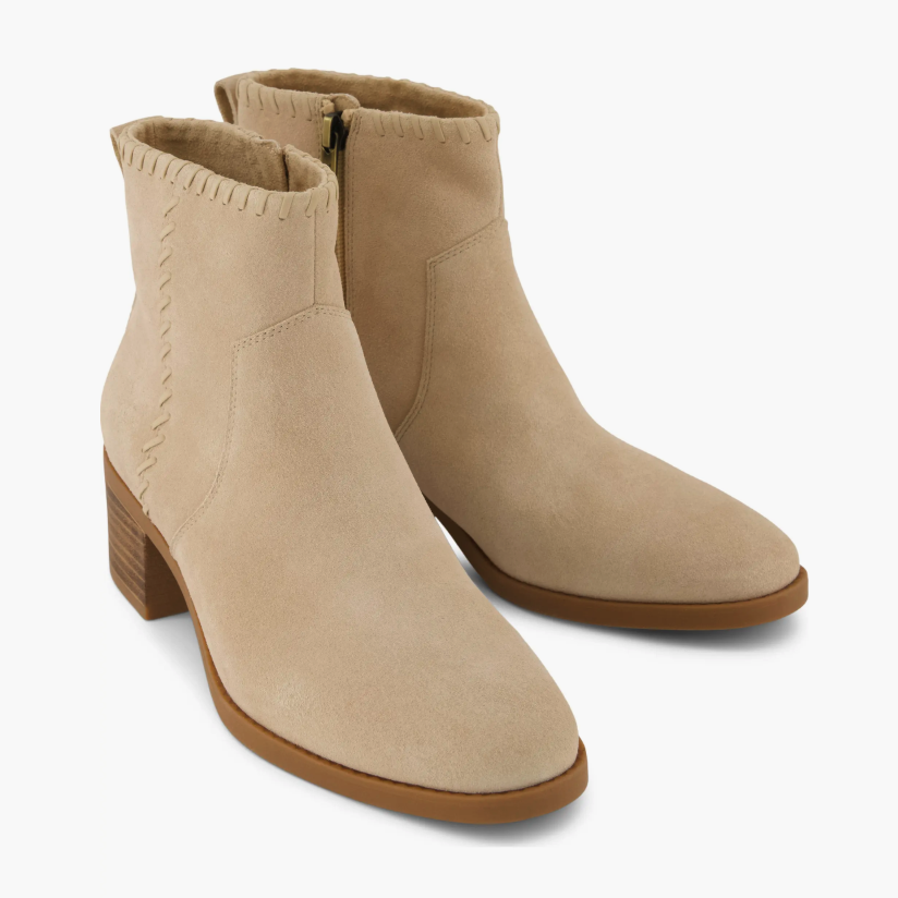 TOMS Delilah Western Boot in beige