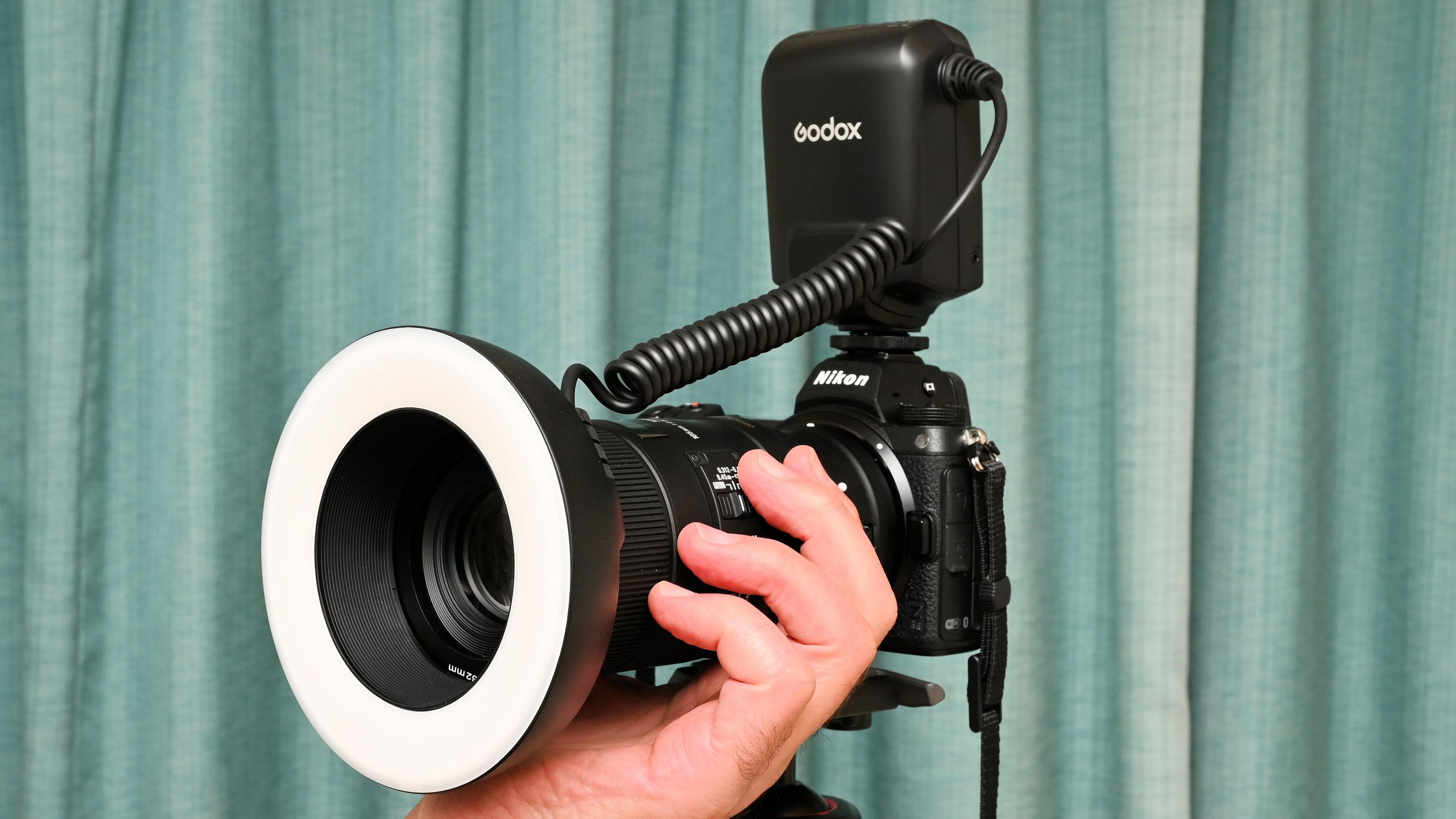 Godox ML-150II Flash Anneau Macro - 11 Niveaux GN12 Avec Adaptateurs Canon Nikon Sony