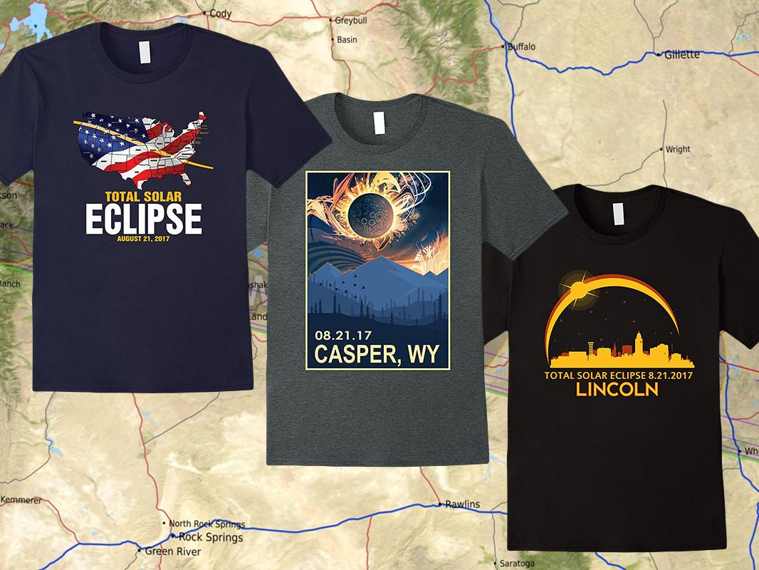 Solar Eclipse Wyoming August 2017 T Shirt | Eclipse Day Tee Solar Eclipse Wyoming August 2017 T Shirt | Eclipse Day Tee