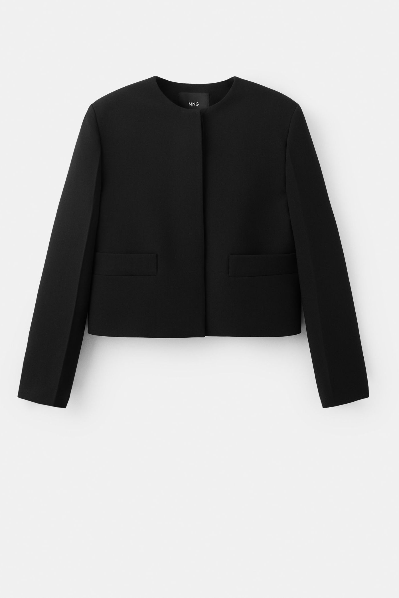 Crop Suit Blazer - Women | Mango Usa