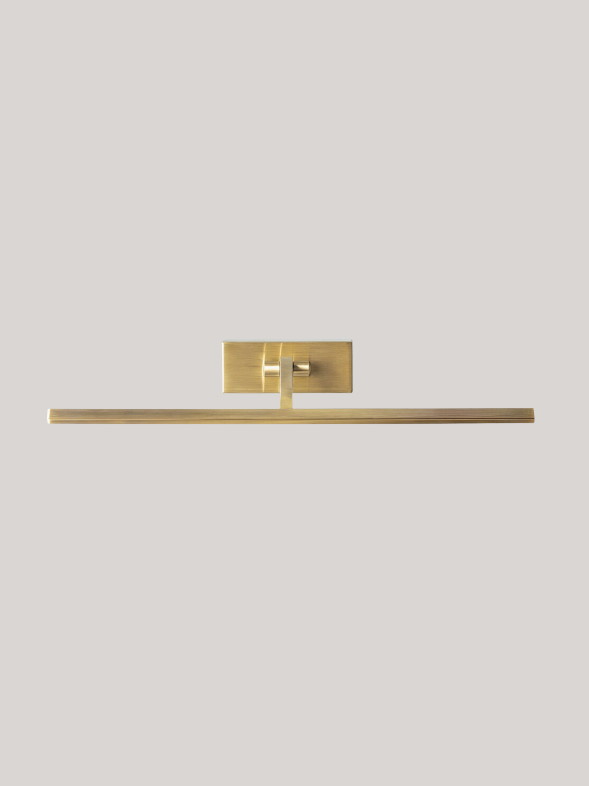 Pooky Lighting, Dimmable Medium Blake Picture Light in Antique Brass Finish