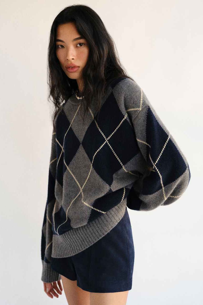 Cove Cashmere Oversized Crew