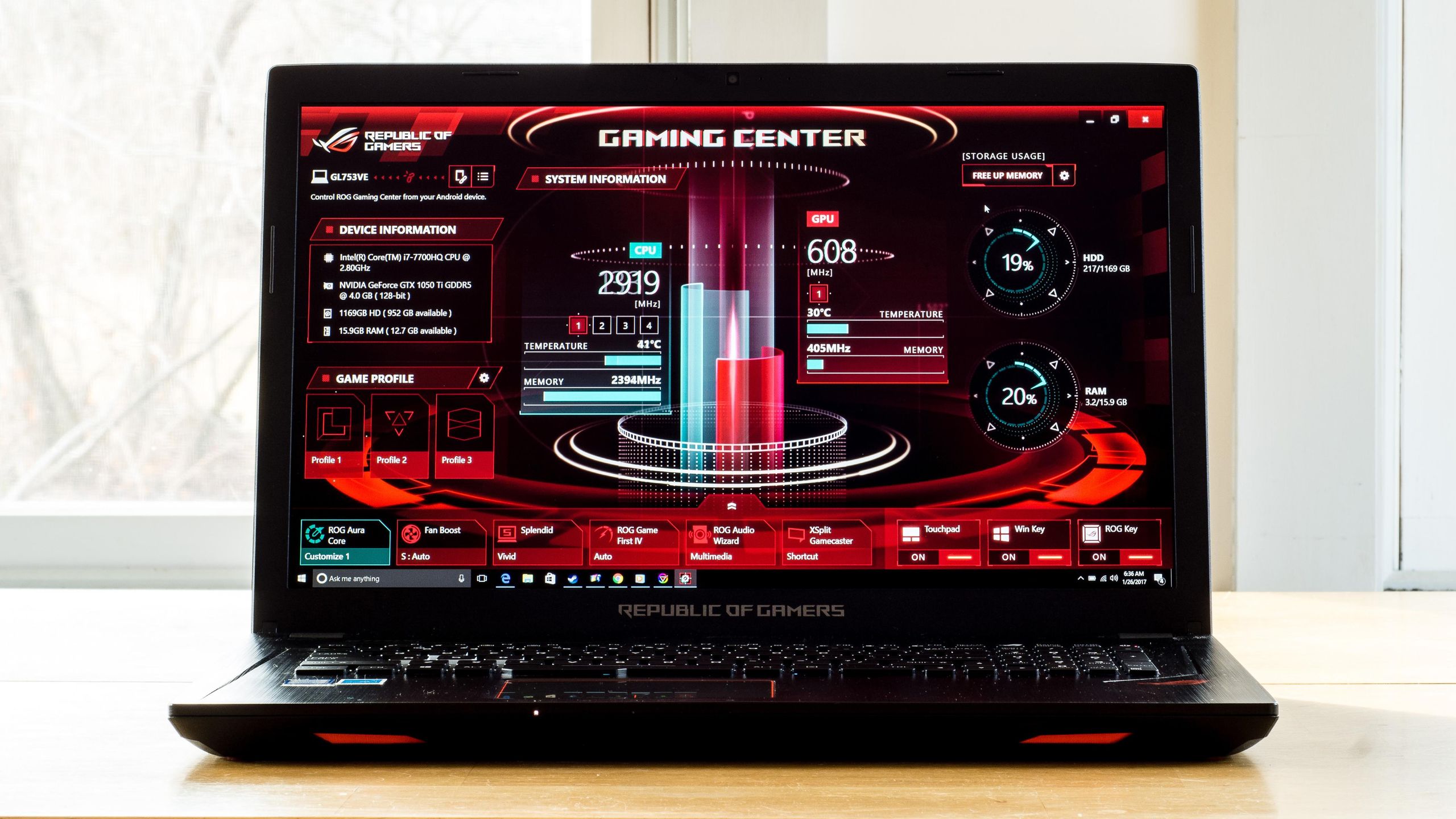 Asus ROG Strix GL753 review | TechRadar