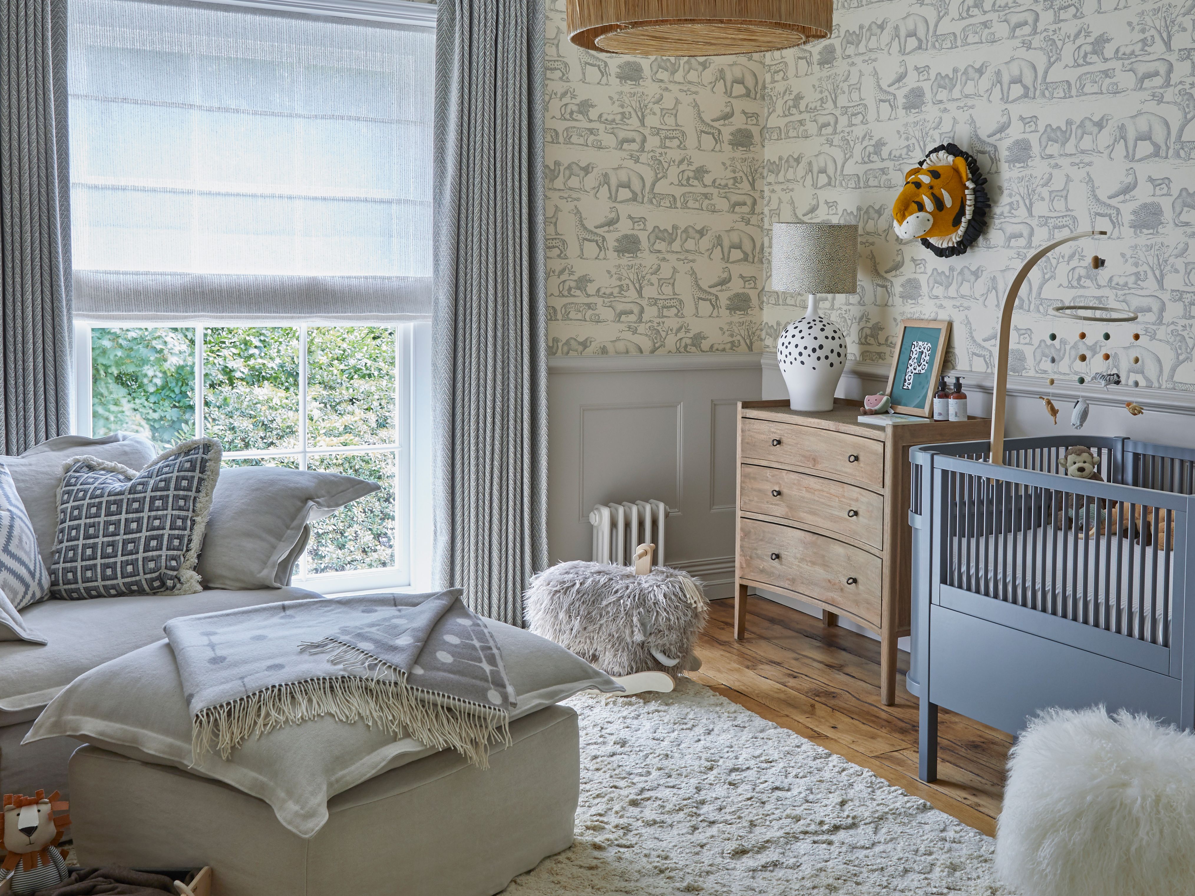 Baby Boy Nursery Grey