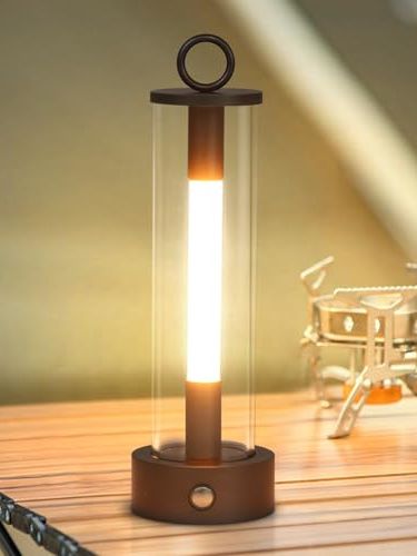 Desgnt Rechargeable Outdoor Table Lamp,cordless Table Lamp for Bedroom,modern Led Touch Bedside Lamp,dimmable Warm,ip54 Waterproof,portable Night Light for Indoor,garden,camping,patio, Restaurant
