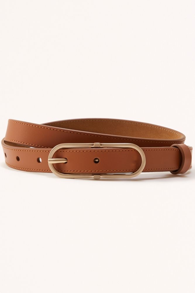 Oval Buckle Belt