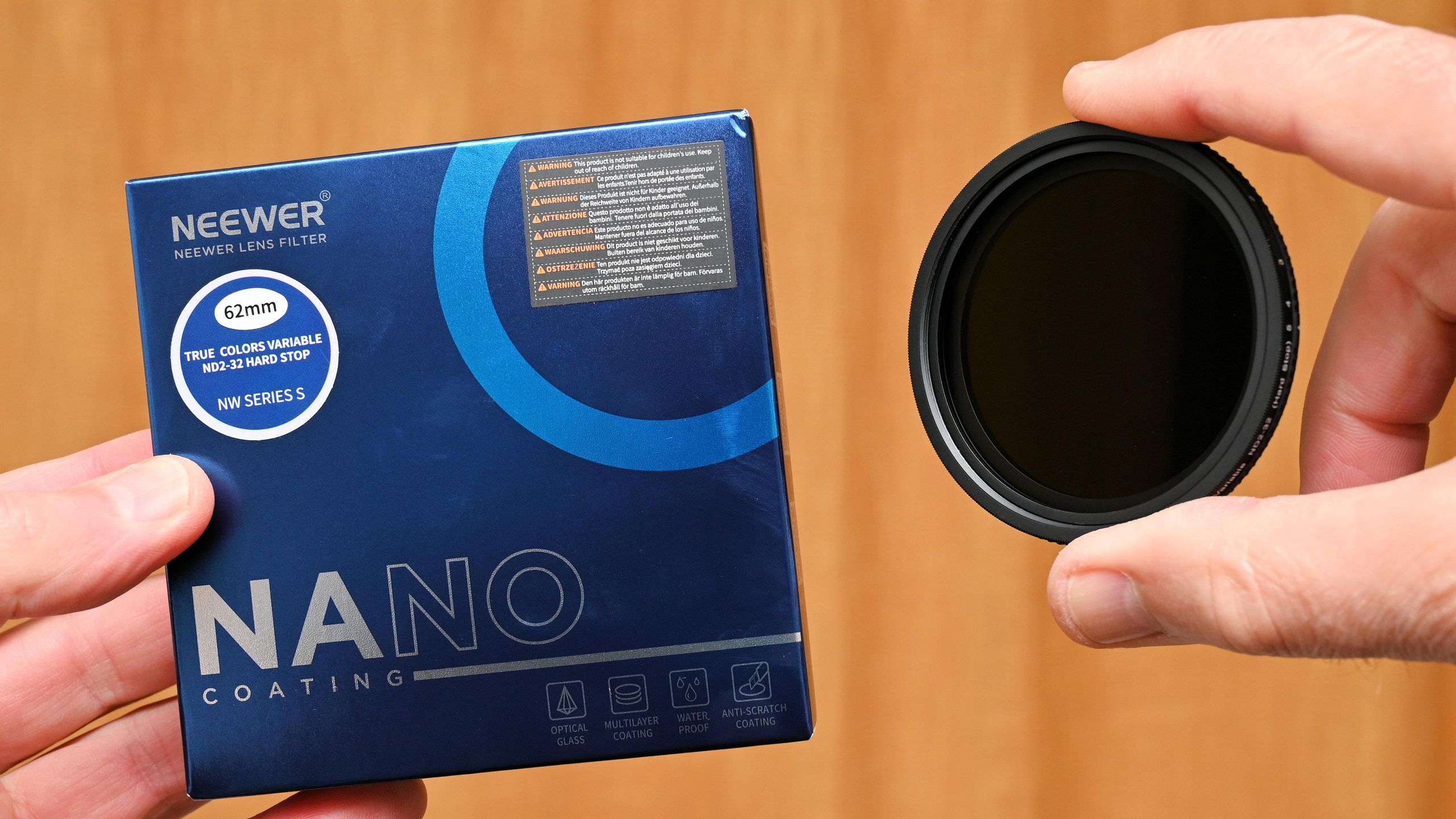 NEEWER Filtro Soft GND8 77mm – 3 Stop (0,9) Con 30 Strati Nano Rivestimento, Per Bilanciare Cielo E Terra