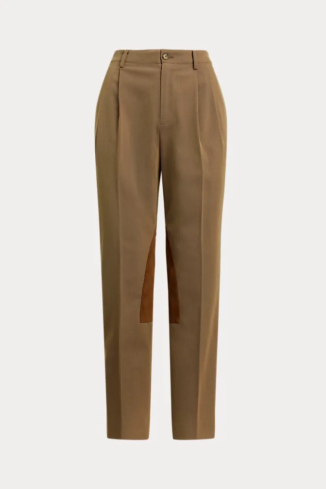 Suede Trim Bi Stretch Jodhpur Pant