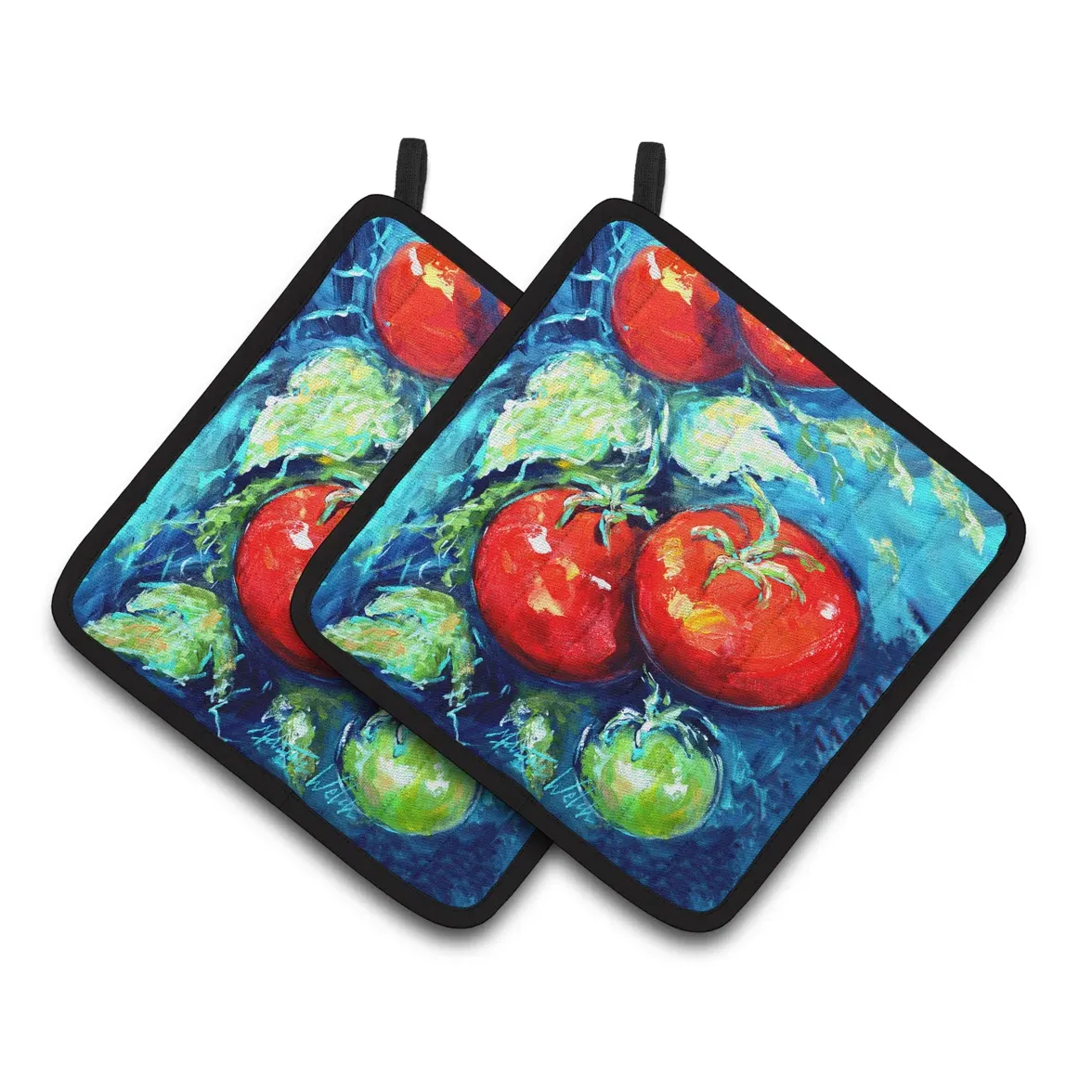 Wayfair, Caroline&#039;s Treasures Vegetables Tomatoes on the Vine Potholder | Wayfair