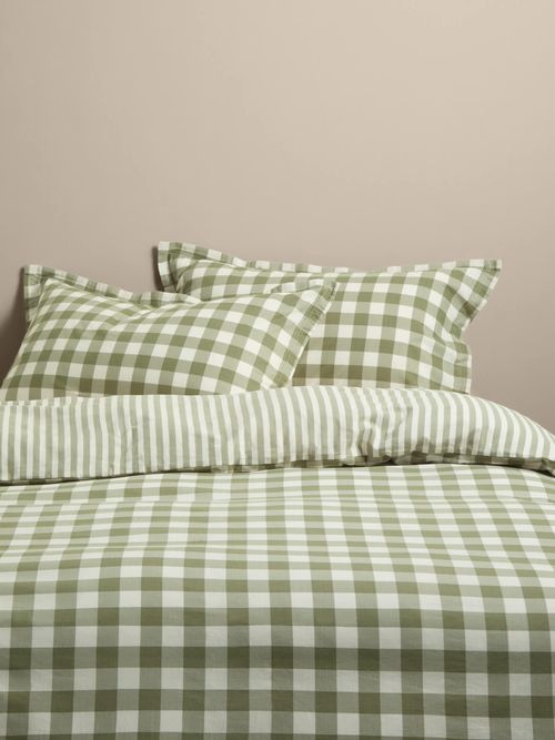 Pure Cotton Gingham Bedding Set