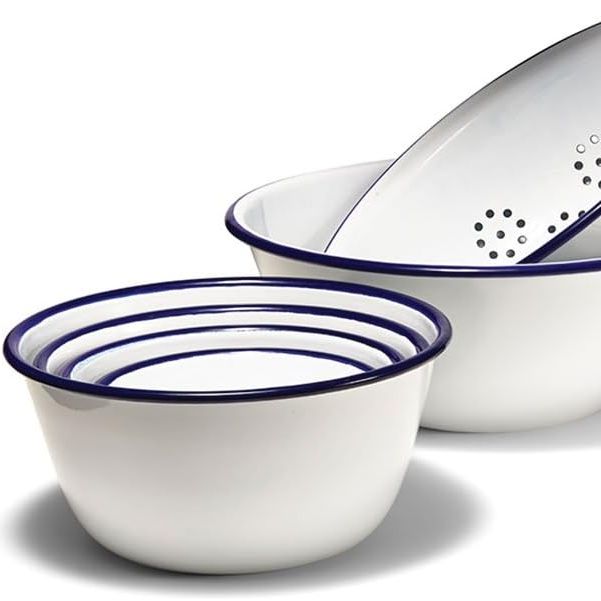 Falcon Enamelware Prep Set (6 Items) White