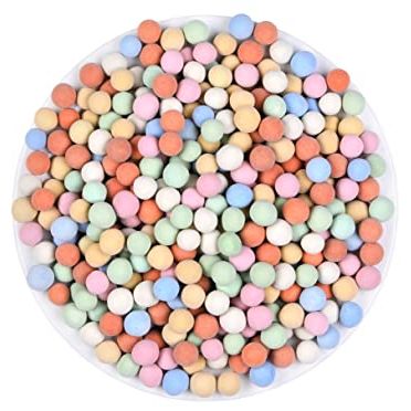 Jieje 6 Pounds Multicolor Clay Pebbles for Plants, 8&amp;ndash;10mm Expanded Leca Clay Pebbles for Hydroponics, Indoor Gardening, Succulents, Orchids, Bonsai, Soil Aeration &amp;amp; Decorative Leca Balls