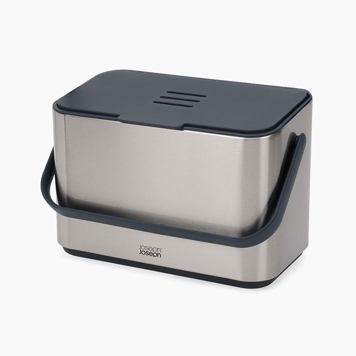 Collect&amp;trade; 4l Stainless-Steel Food Waste Caddy