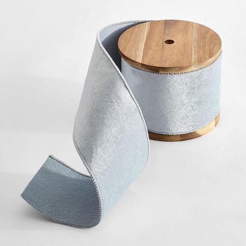 Blue Velvet Ribbon Garland