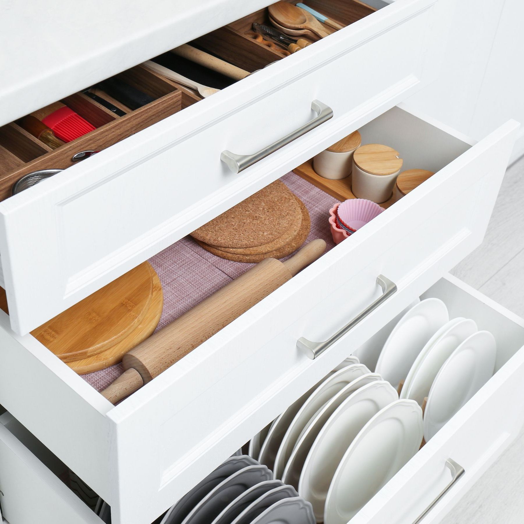 drawer dividers spice drawers for kitchen