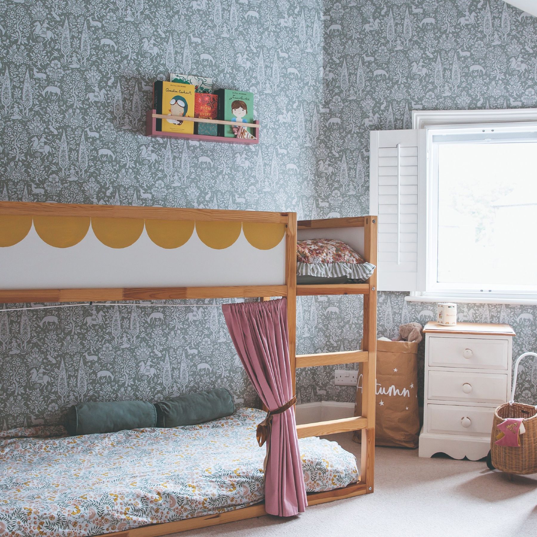 Storage Ideas For Small Bedrooms For Kids Small, Shared Kids' Room