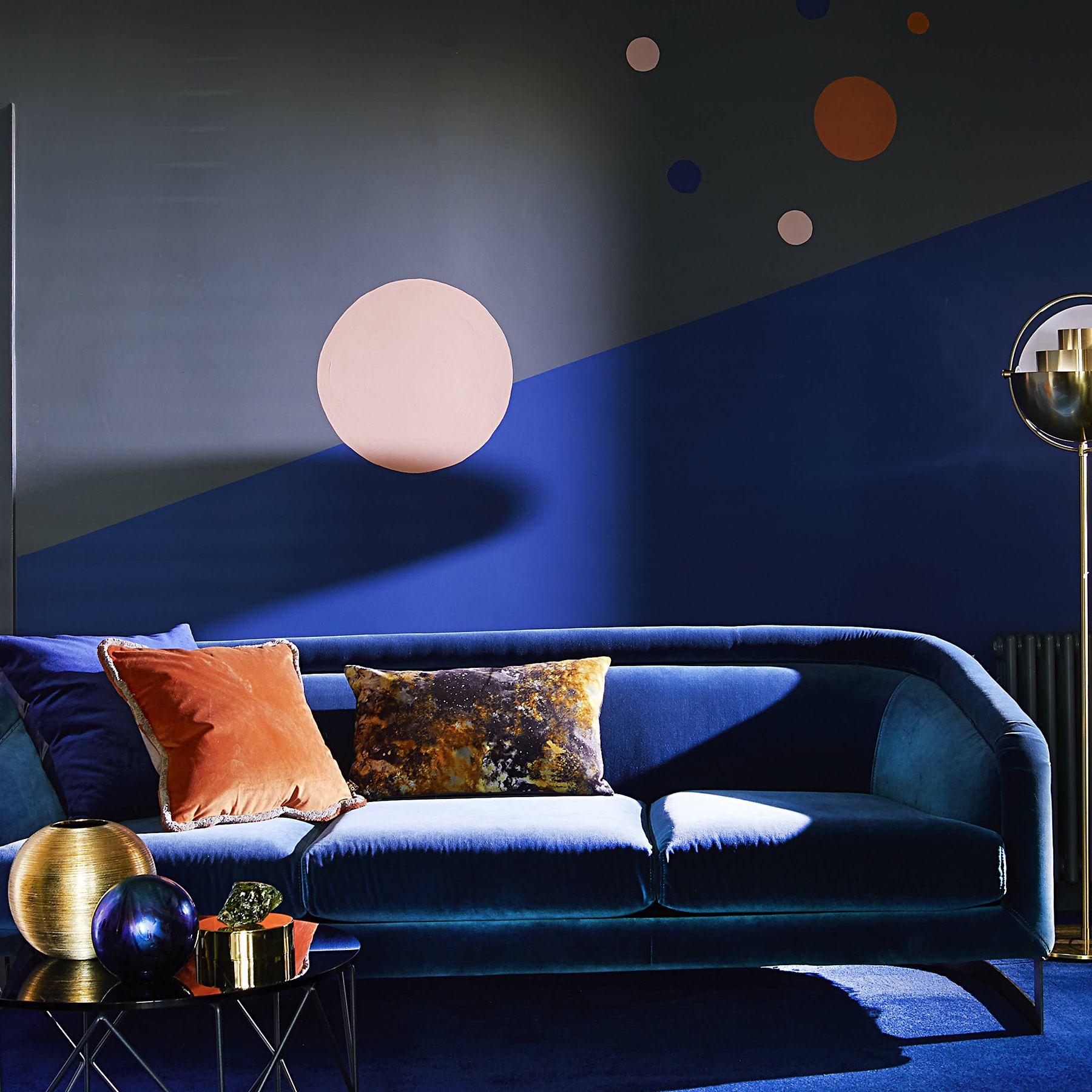 14 living room feature wall ideas to add color and texture | Real Homes, image size:1800x1800